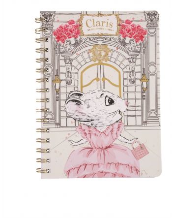 CLARIS THE MOUSE A5 NOTEBOOK