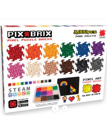 Pix Brix 3000pc Container Dark Palette