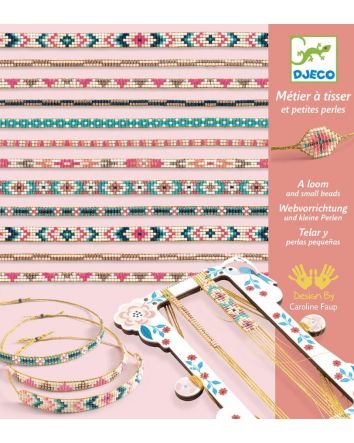 Djeco Tiny Beads with Loom Bracelets Making Kit