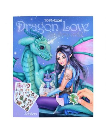 TOPModel Stickerworld Dragon Love Sticker Book