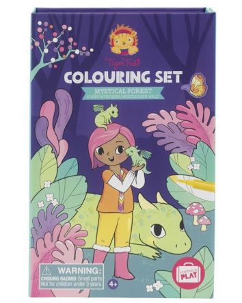 Tiger Tribe Mystical Forest Colouring Set