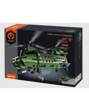 Mechanical Master Military Helicopter 2 in 1 393pc