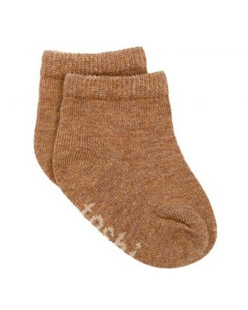 Toshi Baby Ankle Socks Walnut