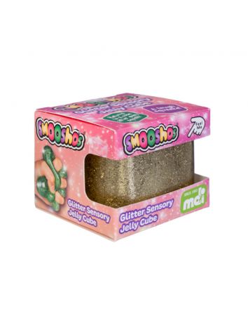 Smooshos Jelly Glitter Cube