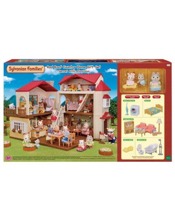 Sylvanian Families Red Roof Country Home Gift Set Secret Attic Playroom