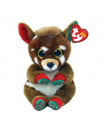 TY Beanie Bellies Christmas Juno The Reindeer 