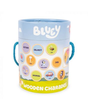 BLUEY WOODEN CHARADES