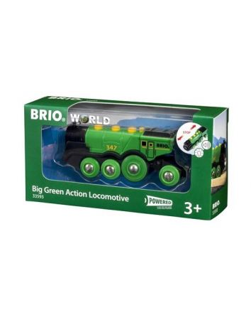 BRIO Big Green Action Locomotive