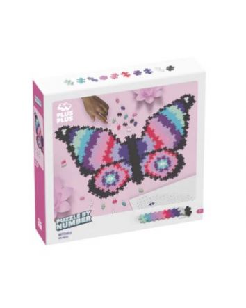 Plus Plus Puzzle By Number Butterfly 800pc