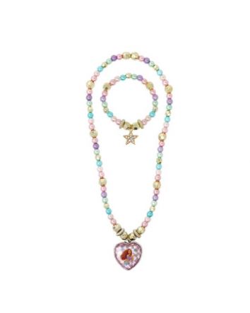 Pink Poppy Disney The Little Mermaid Necklace & Bracelet Set