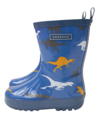 Korango Dino Rain Boot Blue (12M-3Y)