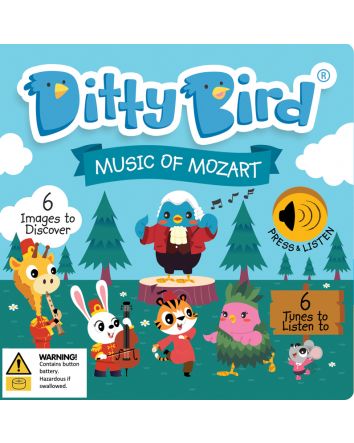 Ditty Bird Books - Music of Mozart Board Book