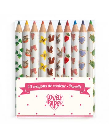 Djeco Aiko Mini Coloured Pencils