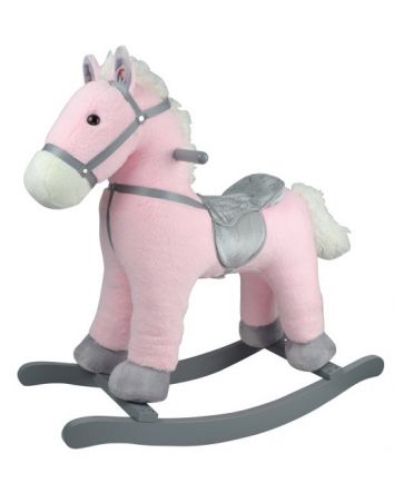 Rocking Horse Pink & Grey