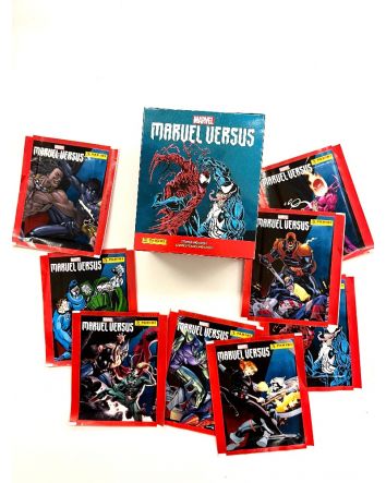 Panini Marvel Versus Sticker and Card Pack - 50 Packet Box Set