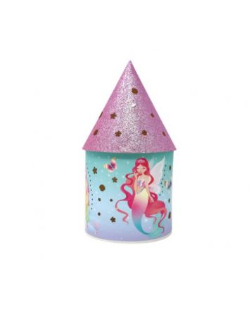 Pink Poppy Shimmering Mermaid Colour Changing LED Lantern
