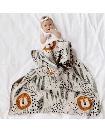 Di Lusso Leo Lion Baby Blanket