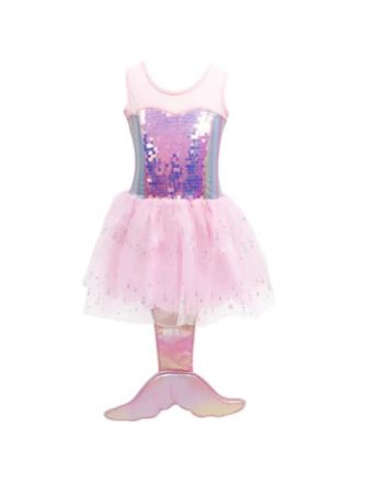 Pink Poppy Mermaid Dress Pink