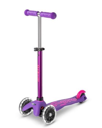 Micro Mini Deluxe LED Scooter Purple/Pink