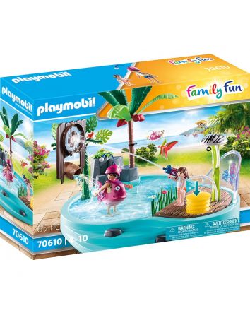 Playmobil Family Pool With Water Sprayer