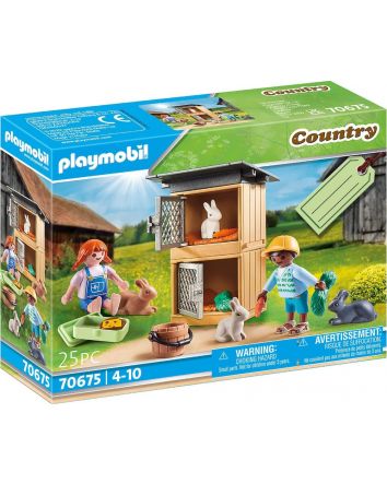 Playmobil Rabbit Hutch Gift Set