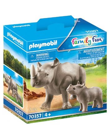 Playmobil Rhino with Calf