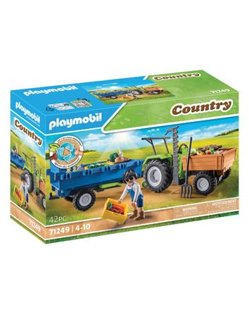 Playmobil Country Tractor with Trailor