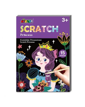 Avenir Mini Scratch Book Princess