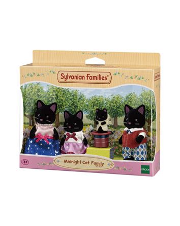 Sylvanian Families Midnight Cat Family