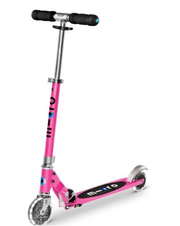 Micro Sprite LED Wheels Scooter - Pink