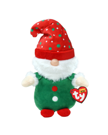 Ty Beanie Boo Christmas Gnolan Gnome Green
