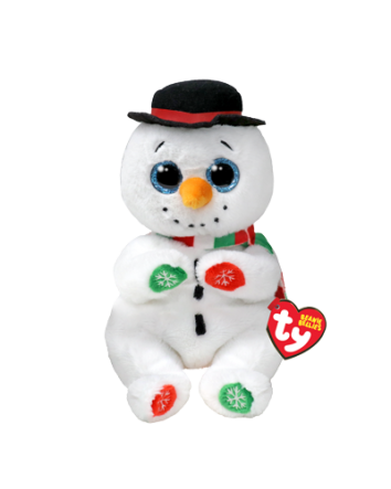 Ty Beanie Boo Christmas Weatherby Snow Man