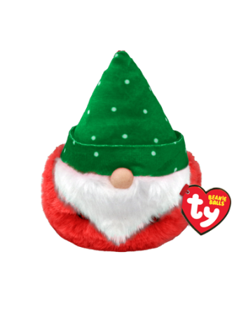 Ty Beanie Ball Turvey Red Gnome