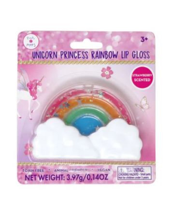 Pink Poppy Unicorn Princess Rainbow Lipgloss