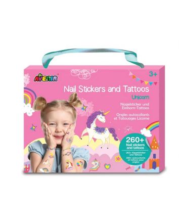 Avenir Unicorn Nail Stickers & Tattoos