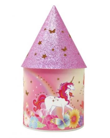 Pink Poppy Unicorn Butterfly Colour Changing LED Lantern