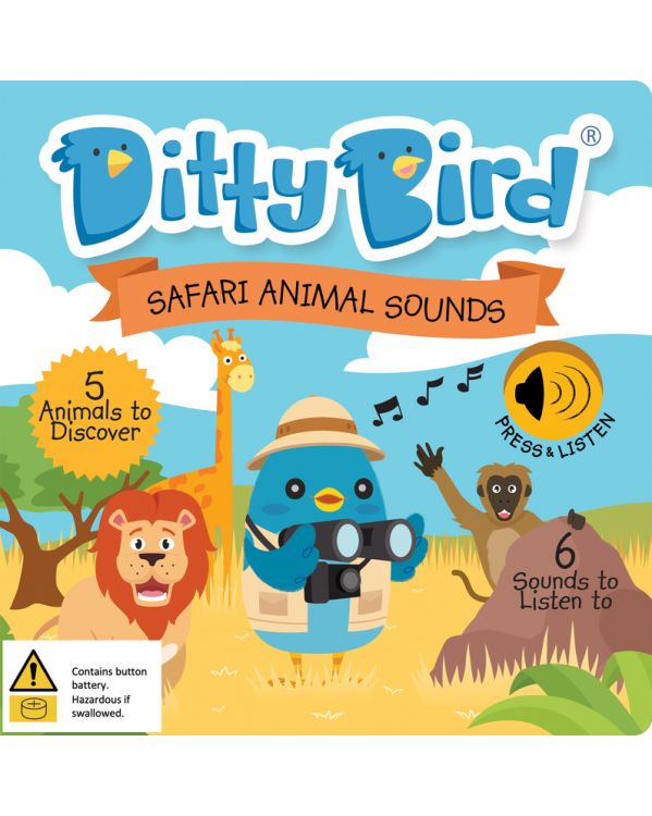 Ditty Bird Books - Safari Animal Sounds